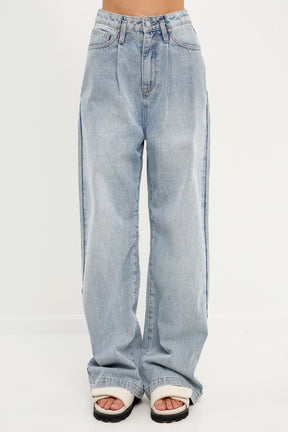 GREY LAB - High Waist Jean - JEANS available at Objectrare