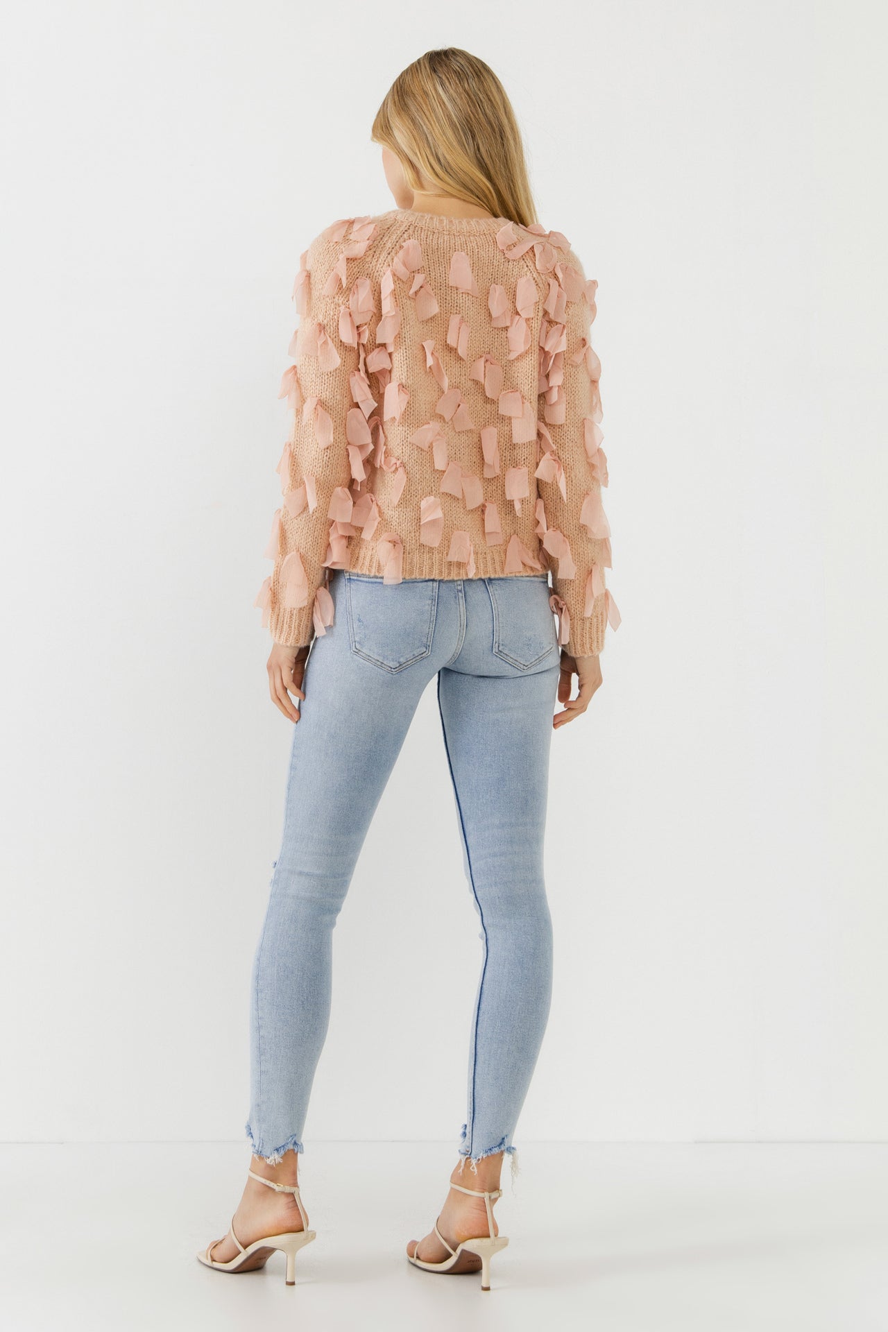 FREE THE ROSES - Ribbon Detail Cardigan - SWEATERS & KNITS available at Objectrare