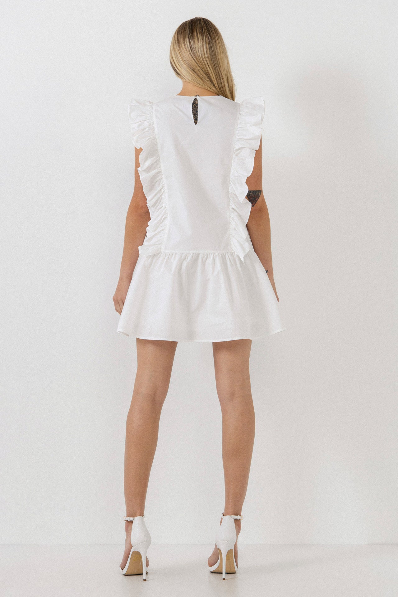 ENGLISH FACTORY - Ruffled Mini Dress - DRESSES available at Objectrare