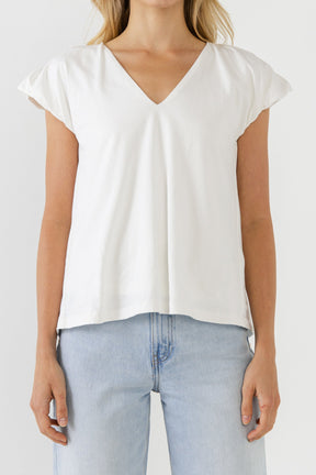 ENGLISH FACTORY - Dolman Short-Sleeve Shirt - TOPS available at Objectrare