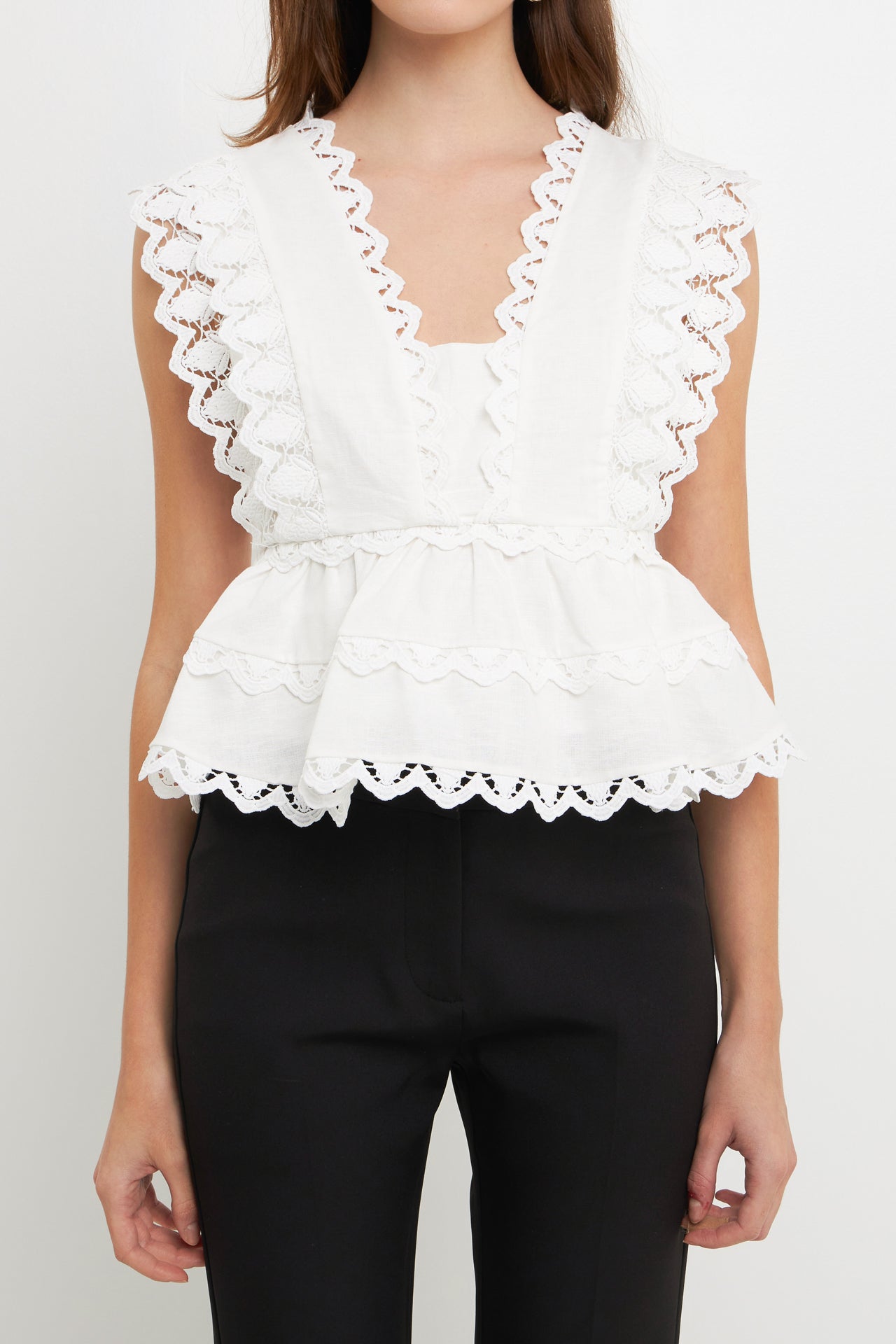 ENDLESS ROSE - Trim Detail Top - TOPS available at Objectrare