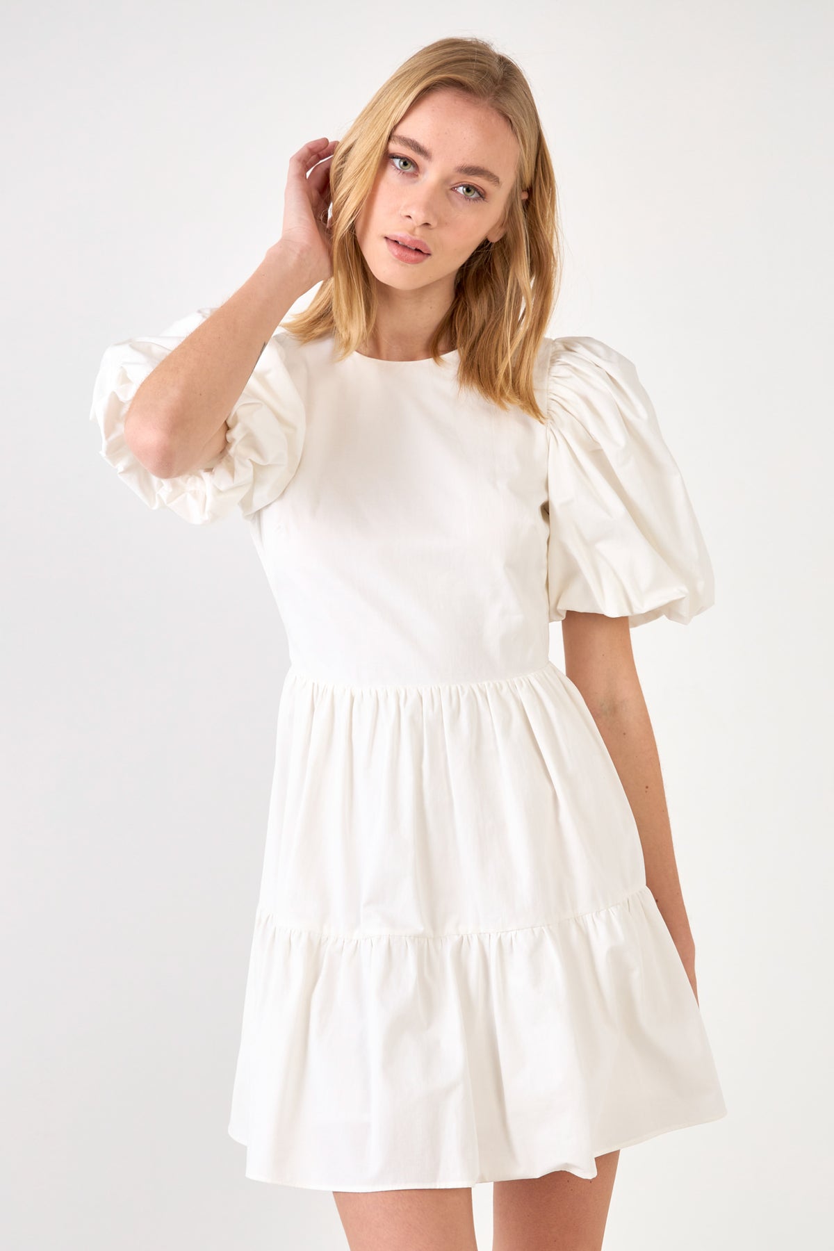 ENDLESS ROSE - Cut-out at Back Detail Mini Dress - DRESSES available at Objectrare