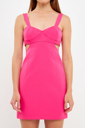 ENDLESS ROSE - Cutout Mini Dress - DRESSES available at Objectrare