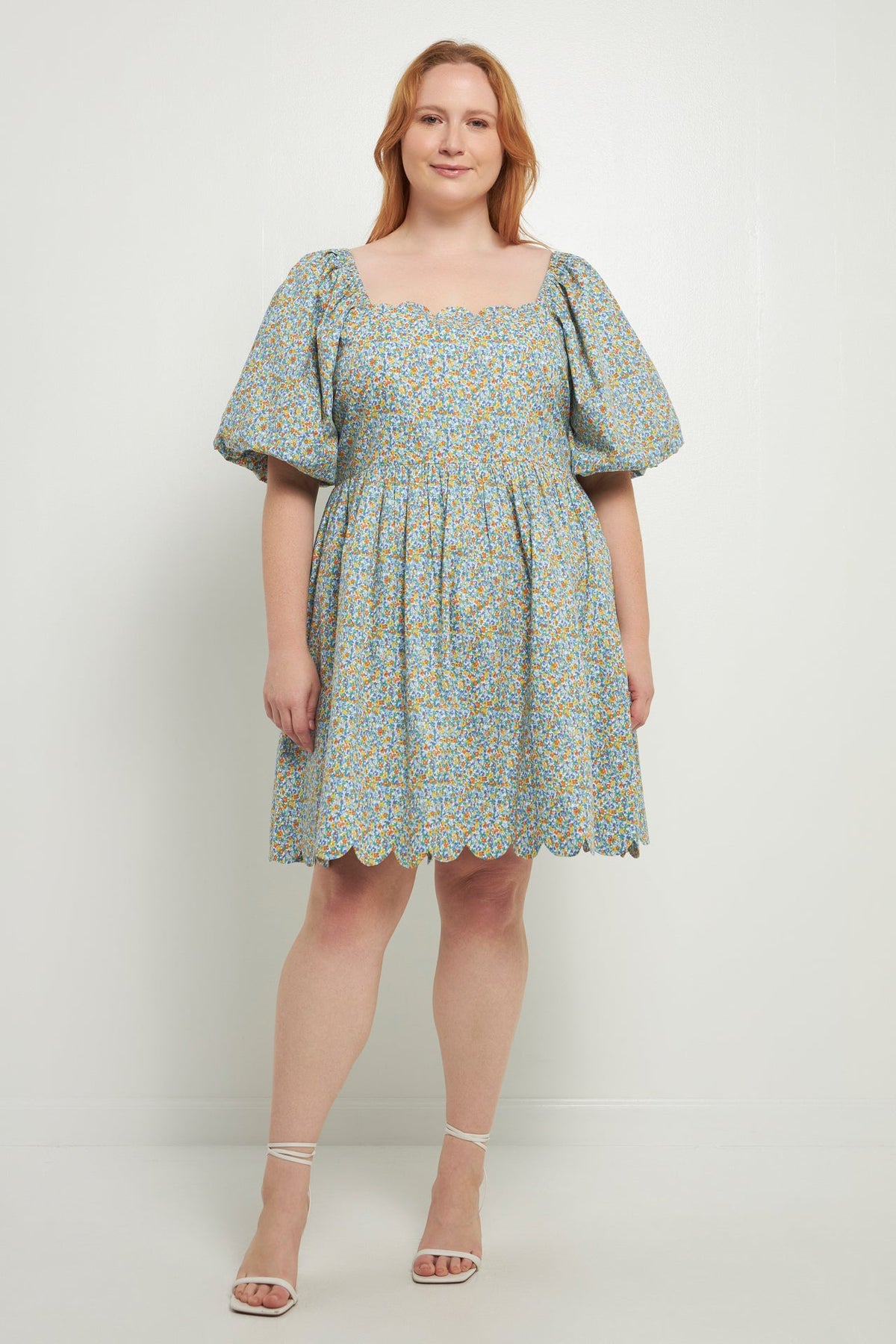 ENGLISH FACTORY - Scalloped Detail Dress - DRESSES available at Objectrare