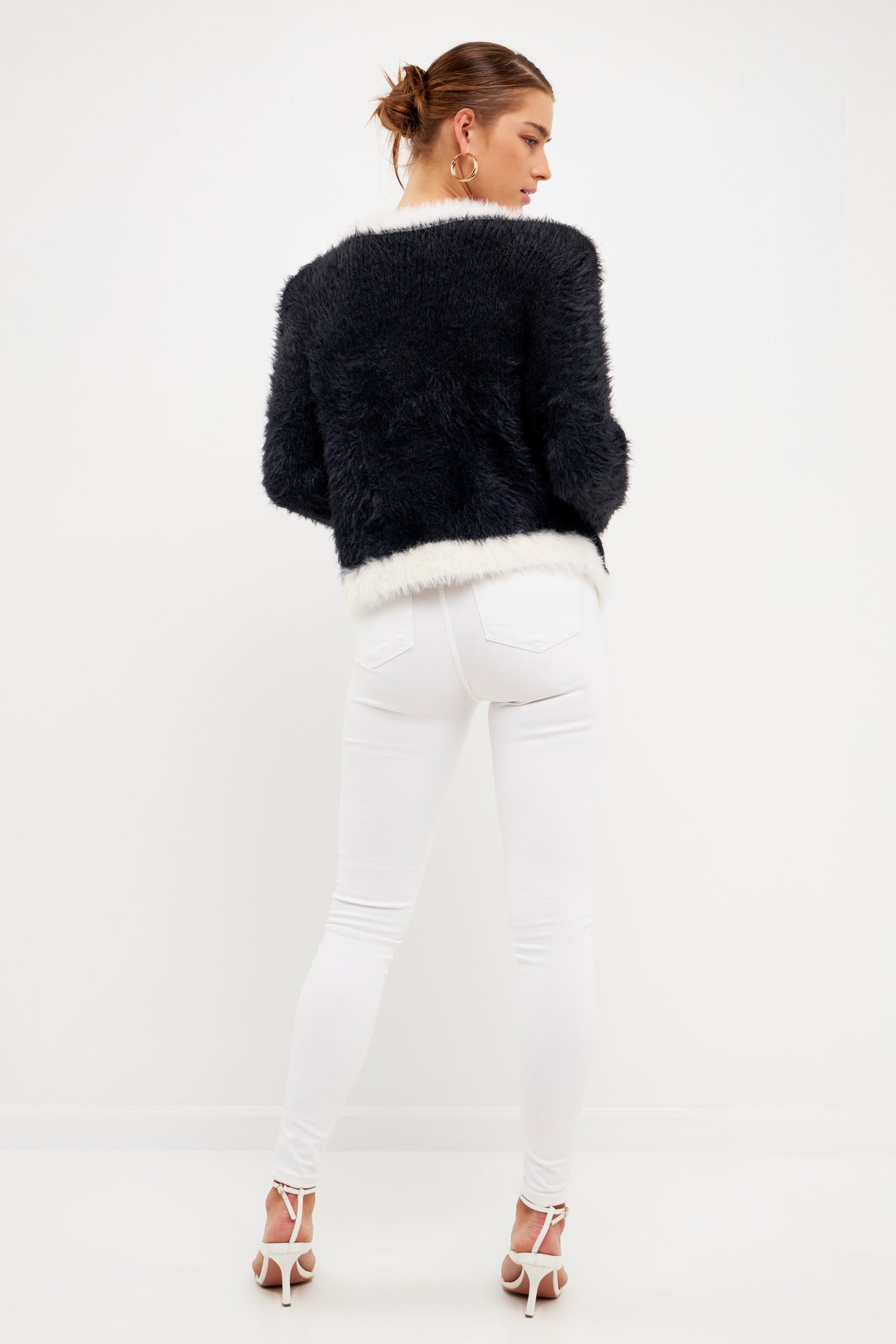 ENDLESS ROSE - Fuzzy Cardigan - SWEATERS & KNITS available at Objectrare