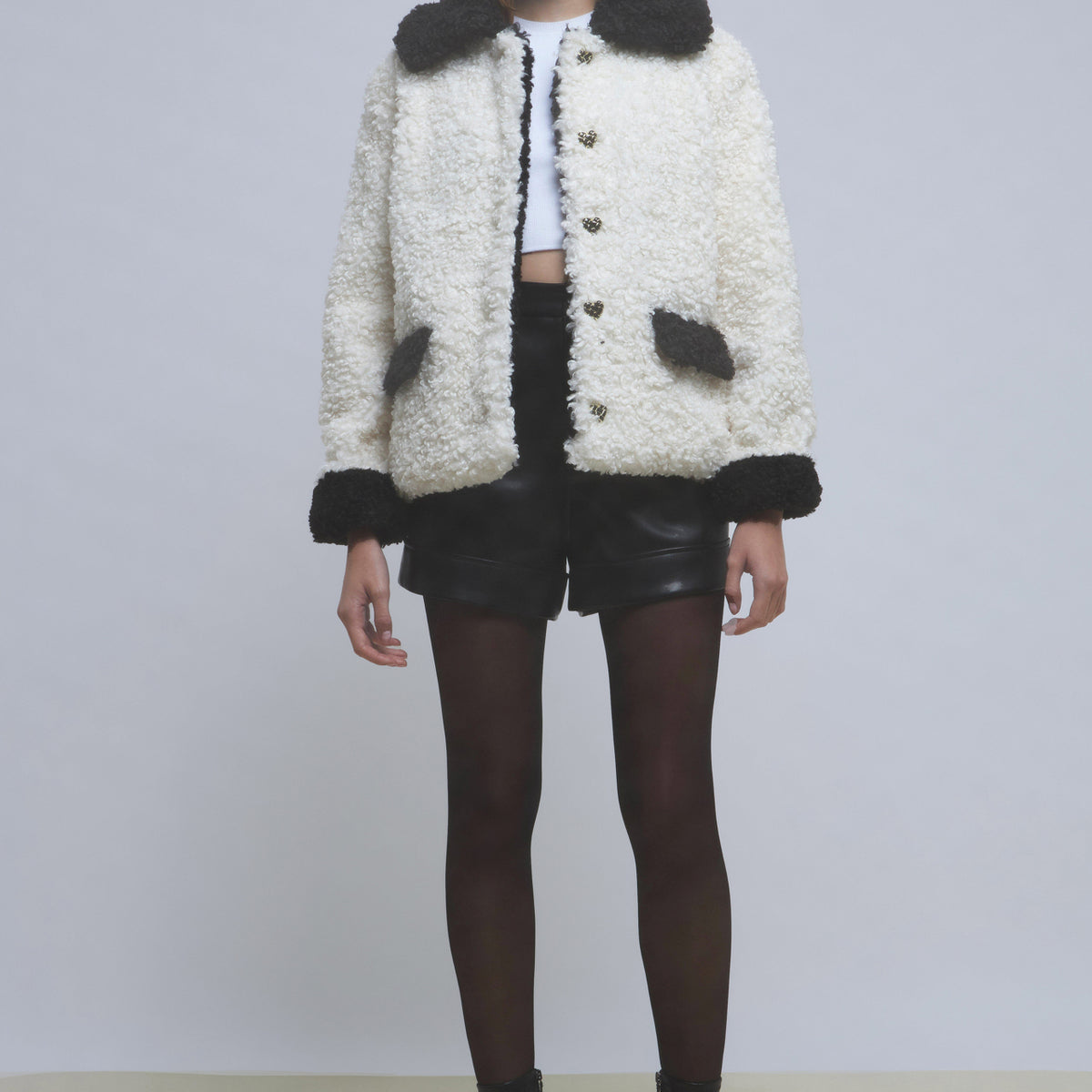 Colorblock Sherpa Jacket