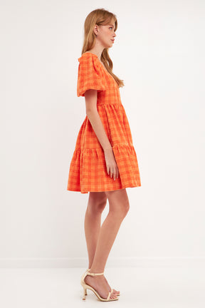 ENGLISH FACTORY - Tweed Babydoll Dress - DRESSES available at Objectrare