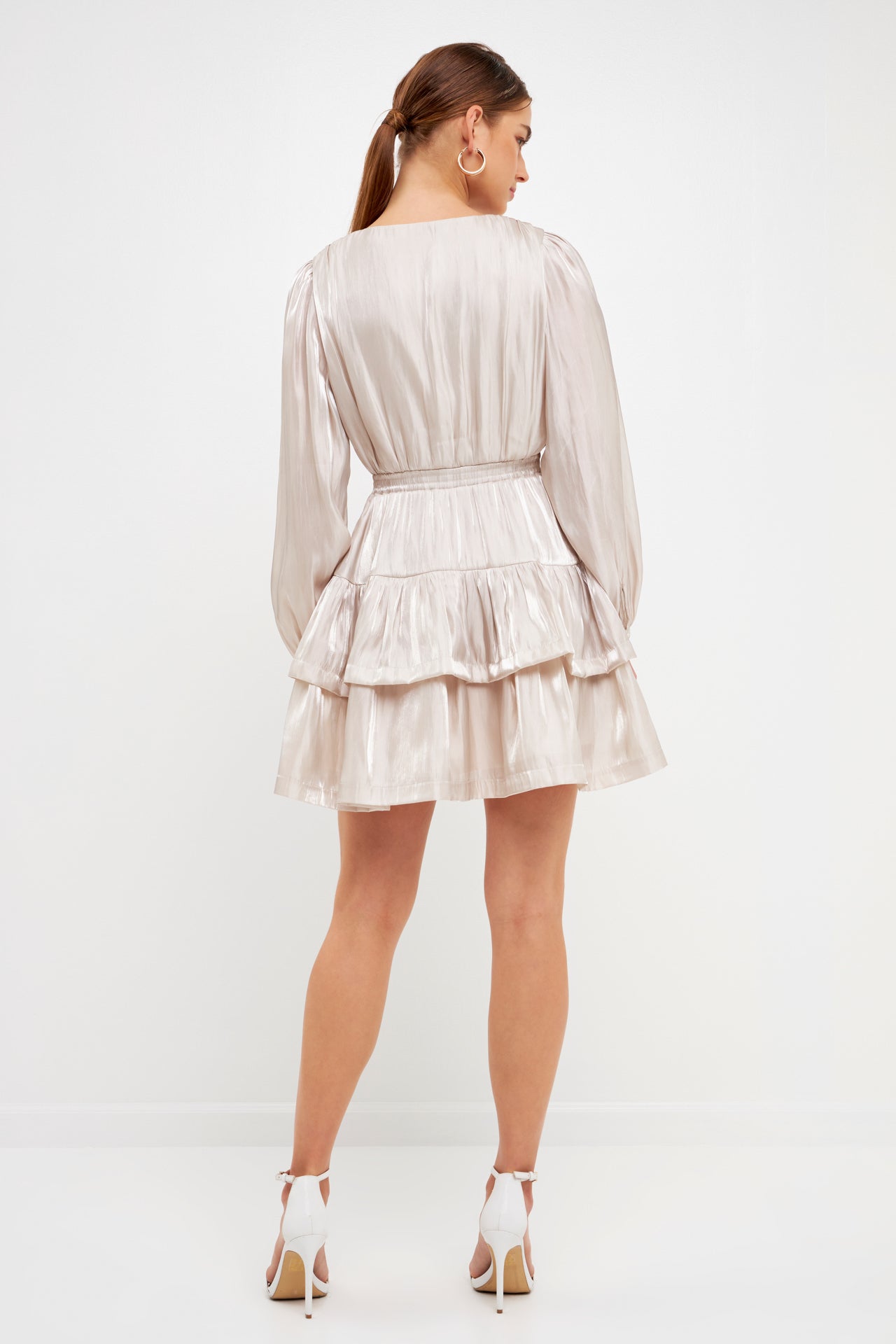 ENDLESS ROSE - Metallic Mini Dress - DRESSES available at Objectrare