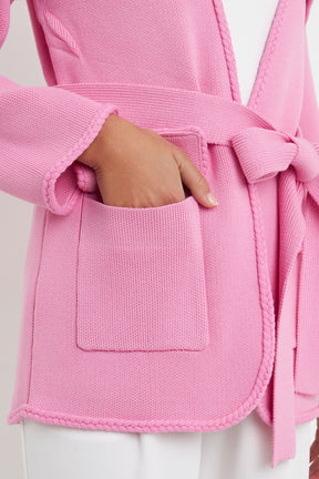 ENDLESS ROSE - Belted Cardigan - SWEATERS & KNITS available at Objectrare