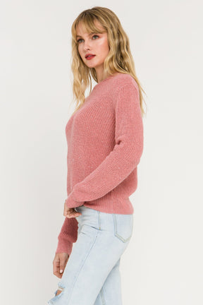 ENDLESS ROSE - Lurex Sweater with Sequins - SWEATERS & KNITS available at Objectrare
