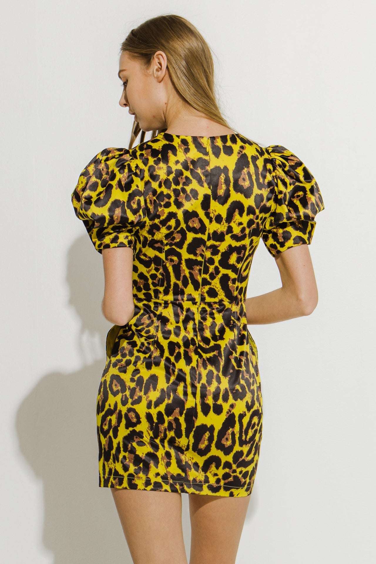 ENDLESS ROSE - Leopard Print Mini Dress - DRESSES available at Objectrare