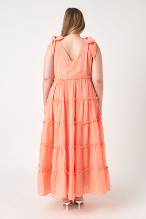 ENGLISH FACTORY - Tiered Maxi Dress - DRESSES available at Objectrare