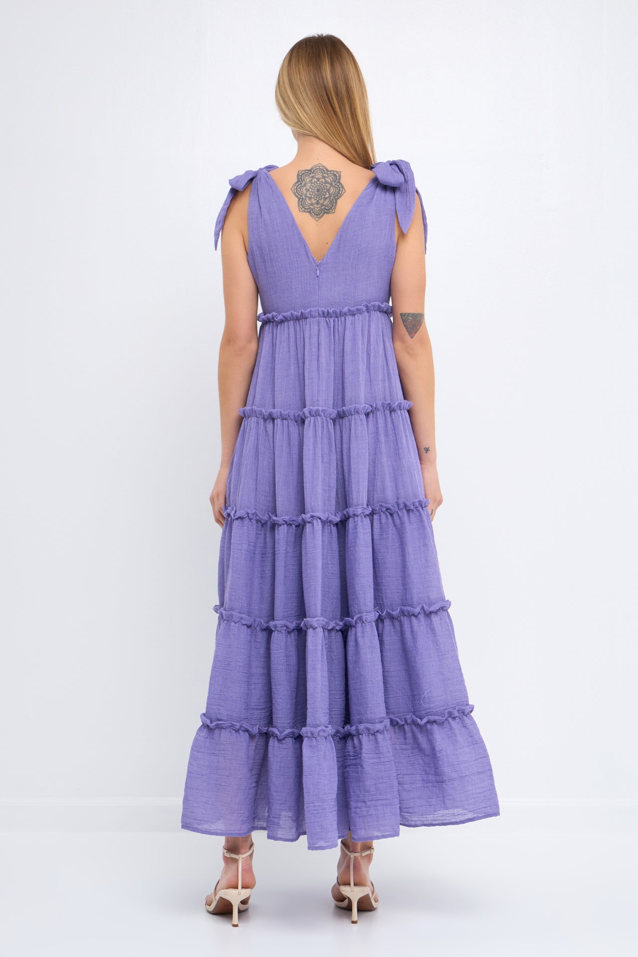 FREE THE ROSES - Tiered Maxi Dress - DRESSES available at Objectrare