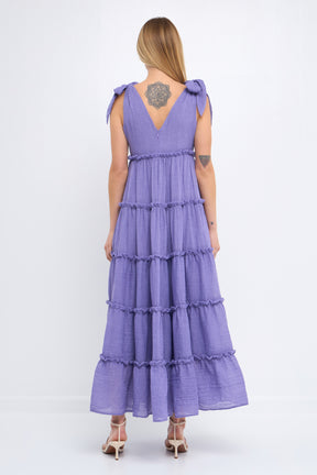 FREE THE ROSES - Tiered Maxi Dress - DRESSES available at Objectrare