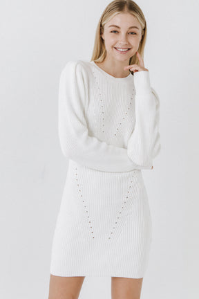 ENDLESS ROSE - Sweater Mini Dress - DRESSES available at Objectrare
