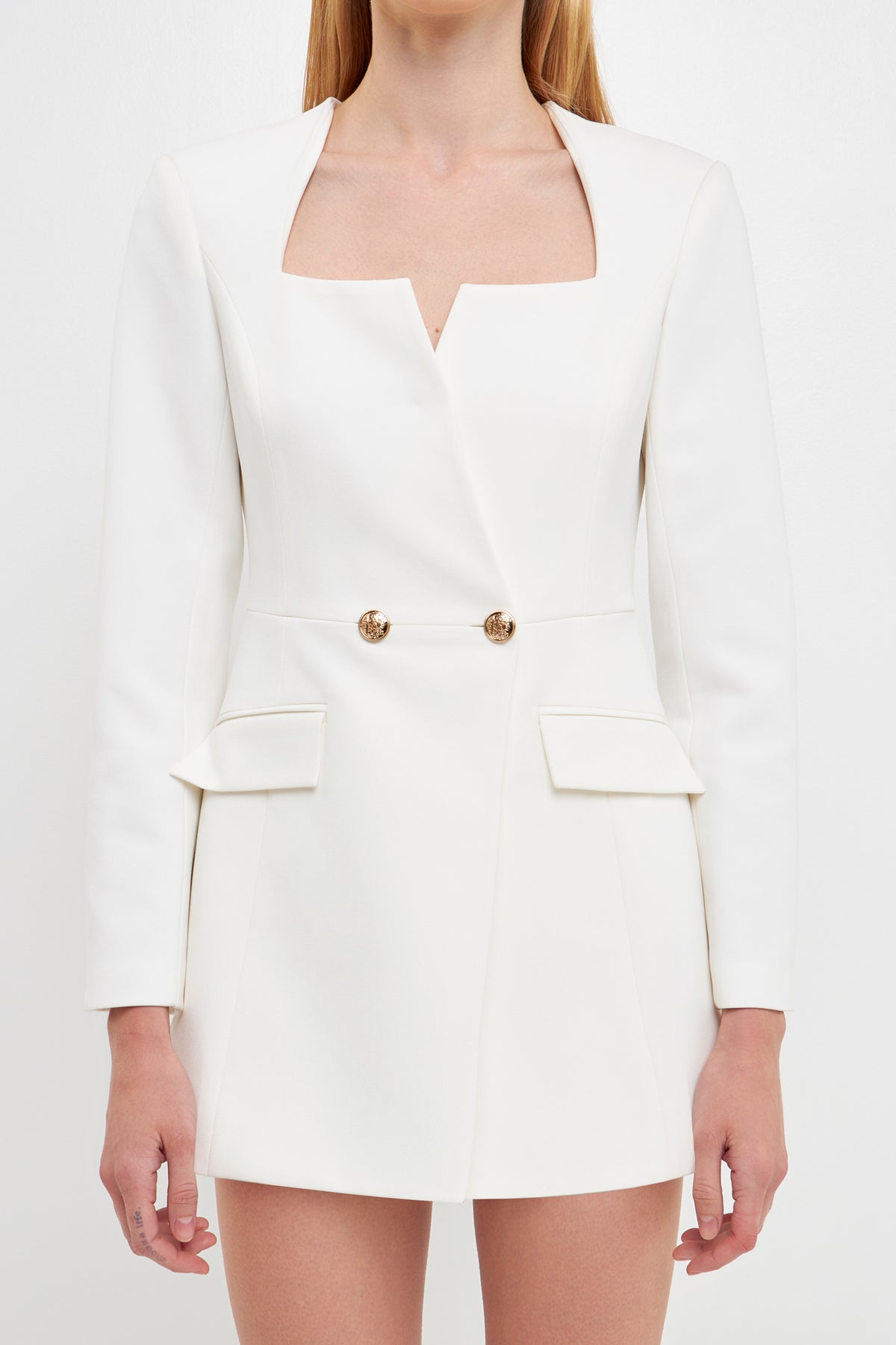 ENDLESS ROSE - Blazer Romper - ROMPERS available at Objectrare