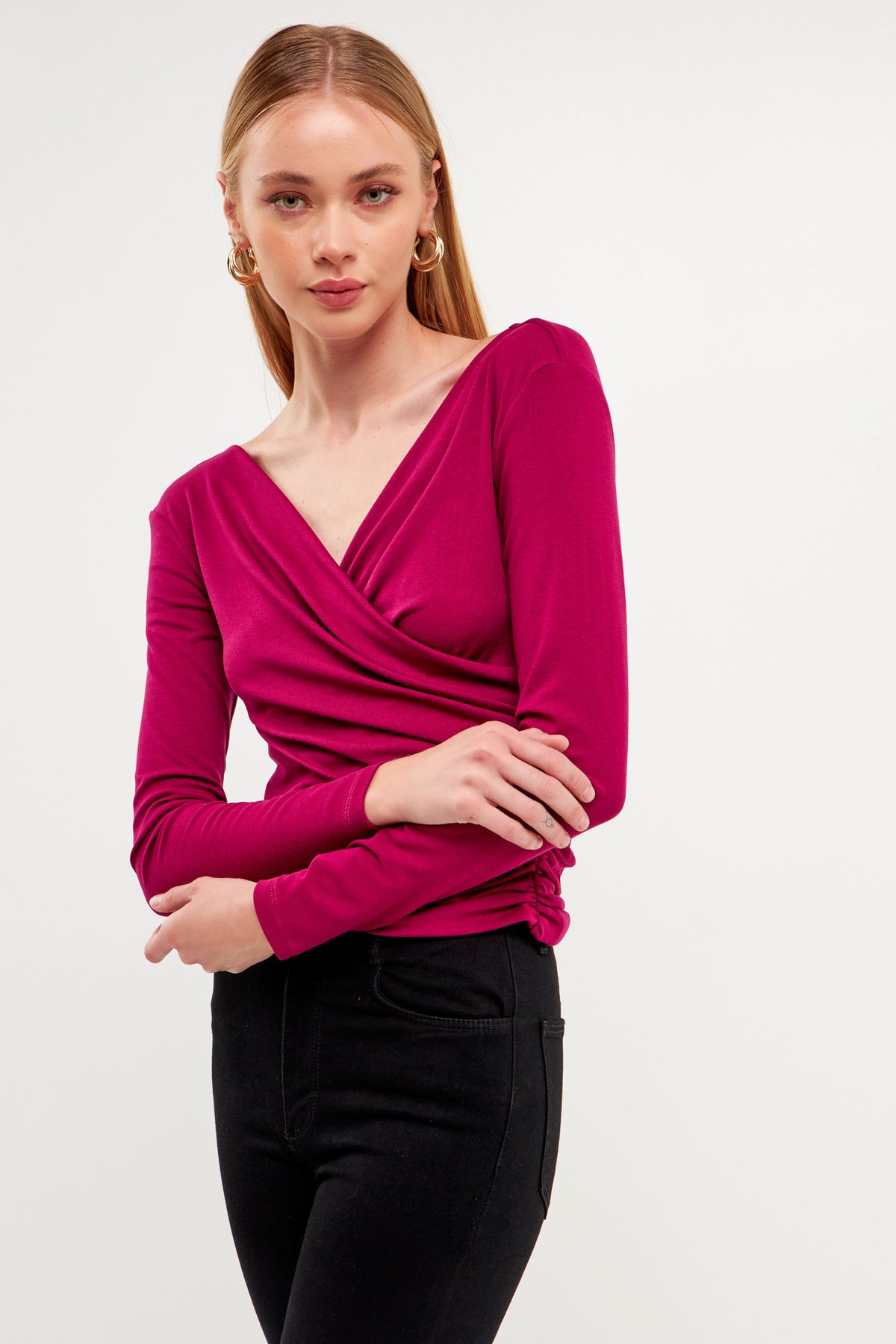 ENDLESS ROSE - Crossover Top - TOPS available at Objectrare