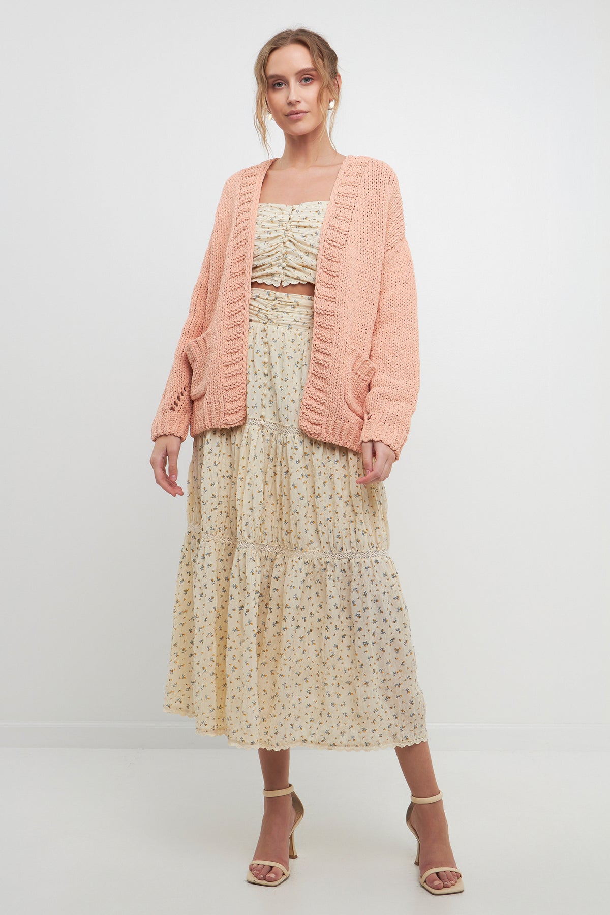 FREE THE ROSES - Oversized Chunky Cardigan - JACKETS available at Objectrare