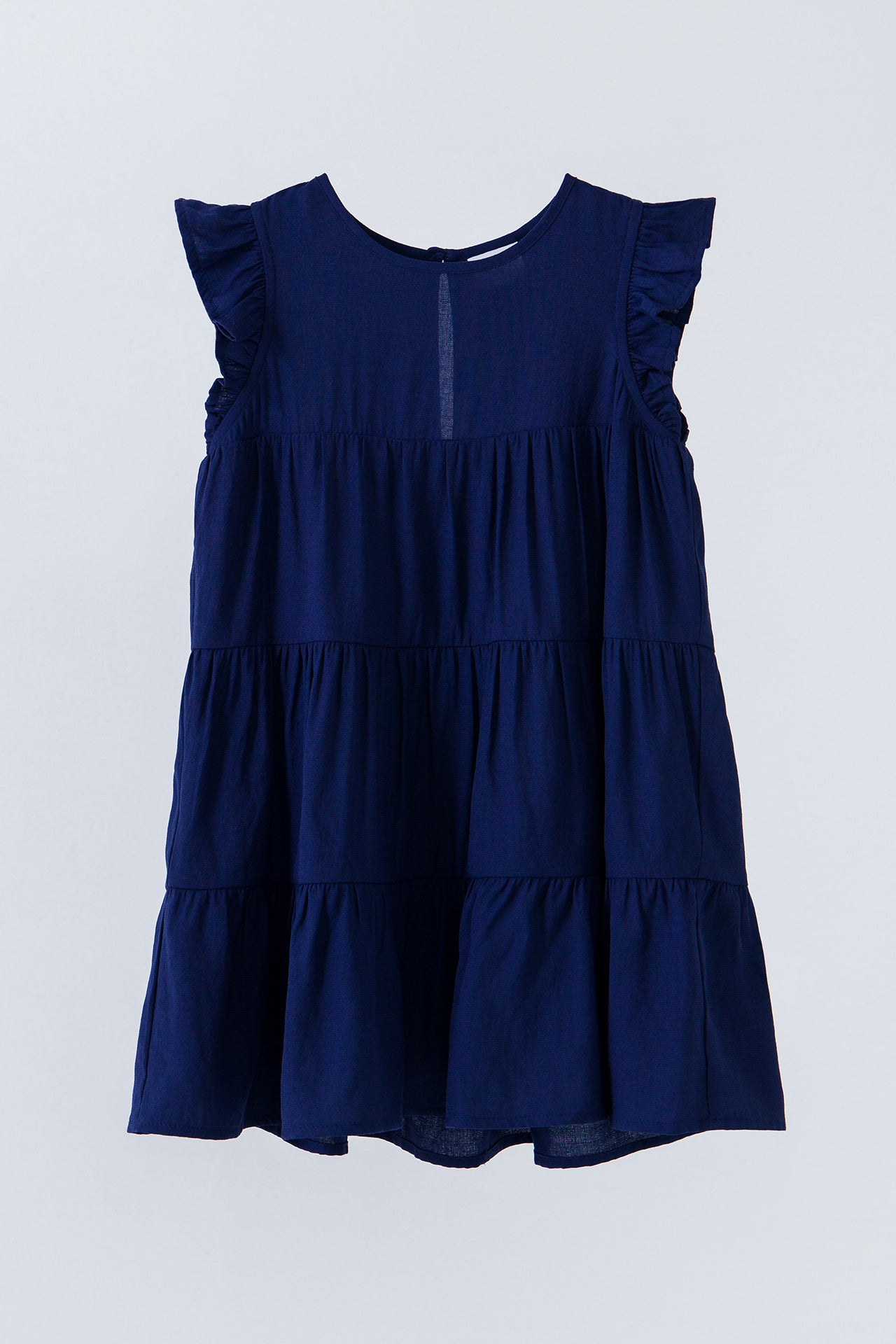 RECESS KIDS - Ruffled Tiered Babydoll Dress - DRESSES available at Objectrare