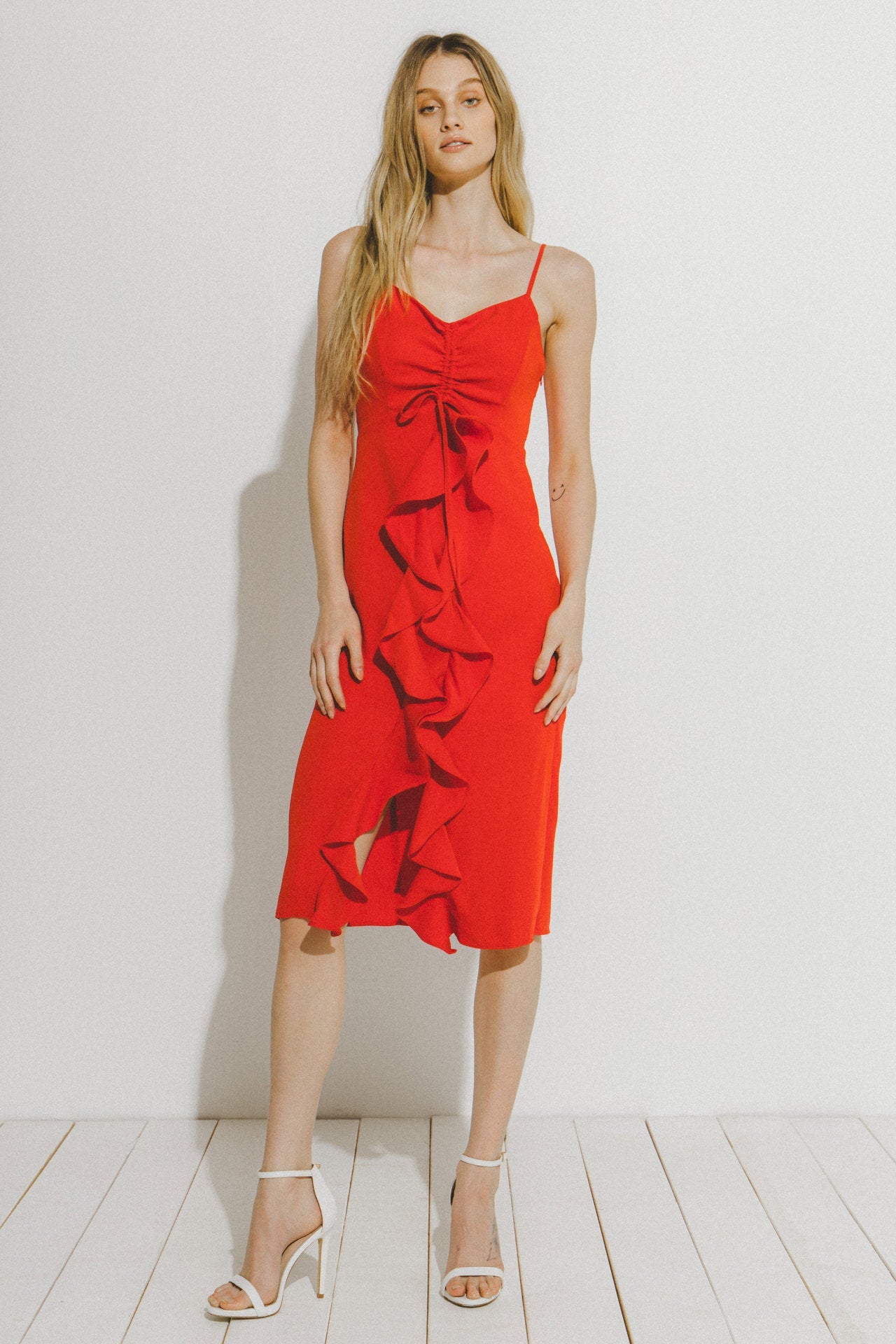 ENDLESS ROSE - Cascading Ruffle Dress - DRESSES available at Objectrare