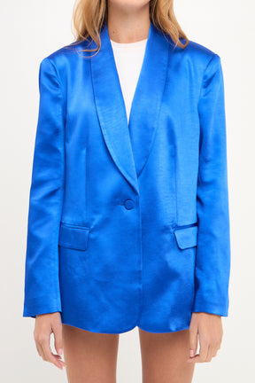 ENDLESS ROSE - Satin Blazer - BLAZERS available at Objectrare