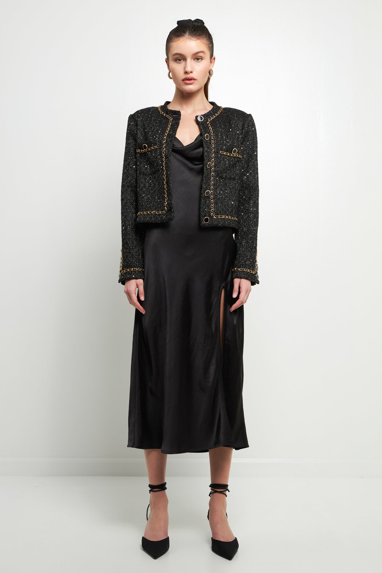 Chanel Tweed Mini Dress - 8 For Sale on 1stDibs
