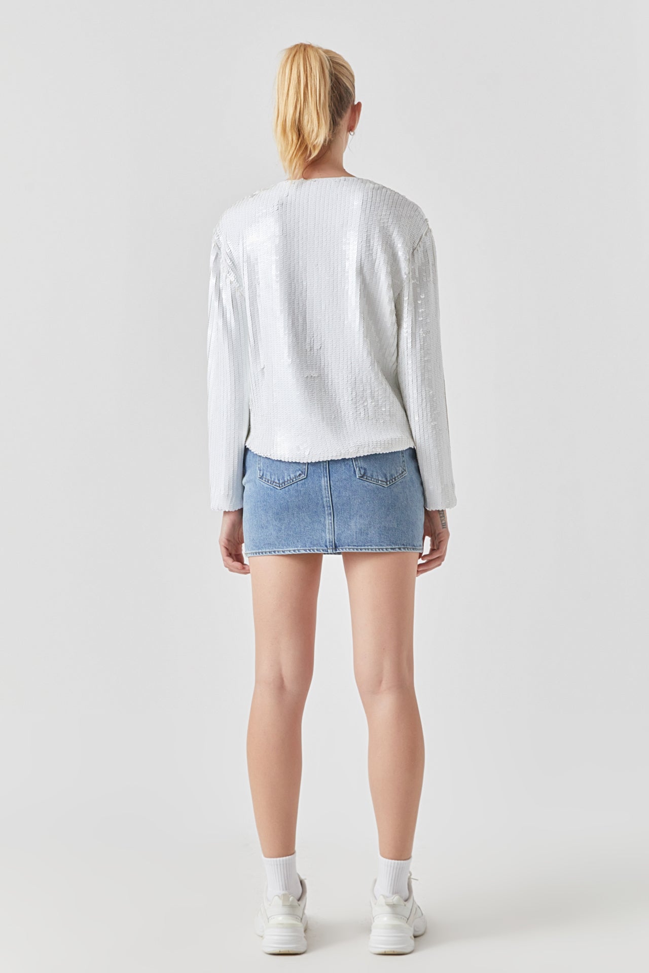 GREY LAB - Sequin Loose Fit Top - TOPS available at Objectrare