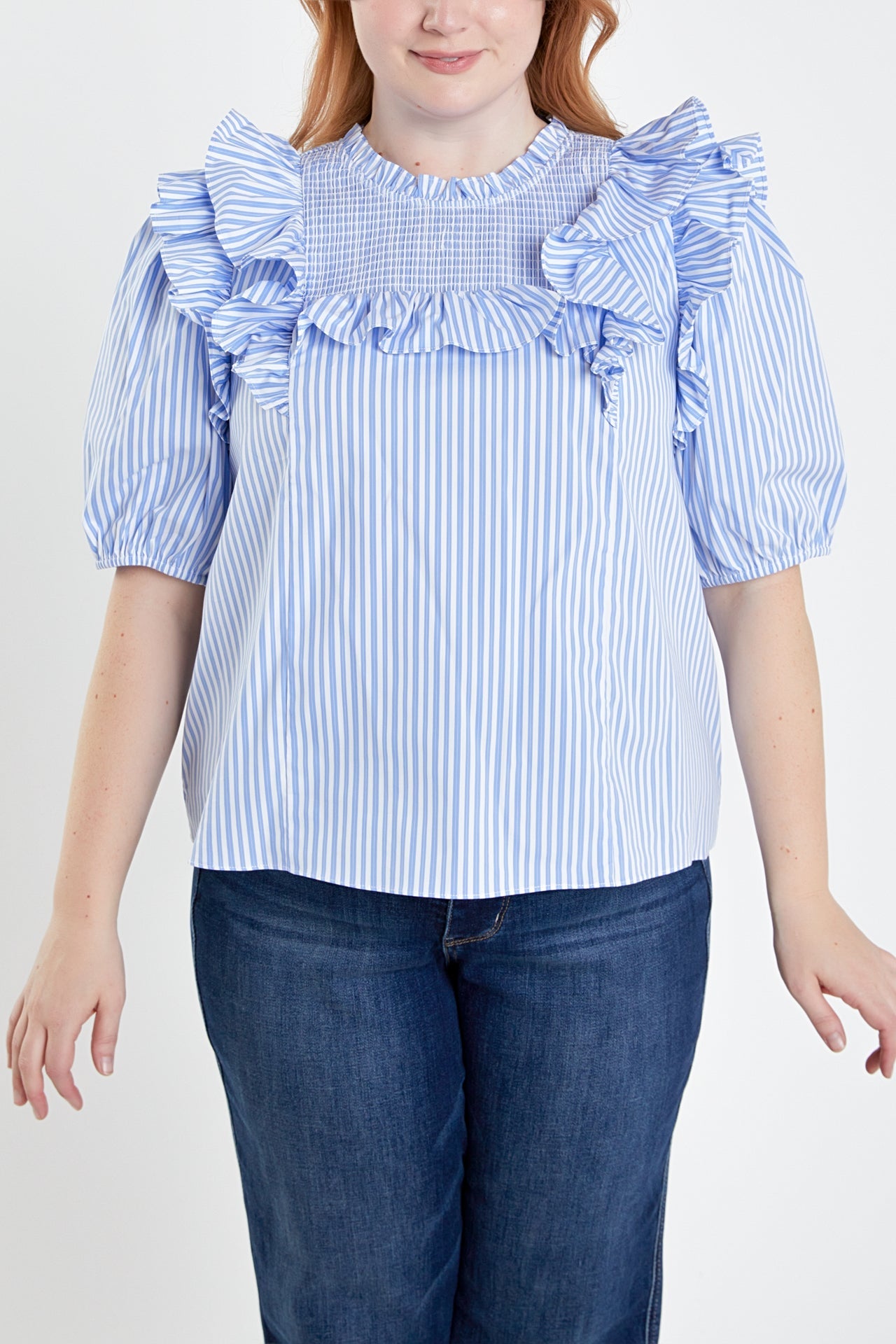 ENGLISH FACTORY - Smocked Top - TOPS available at Objectrare