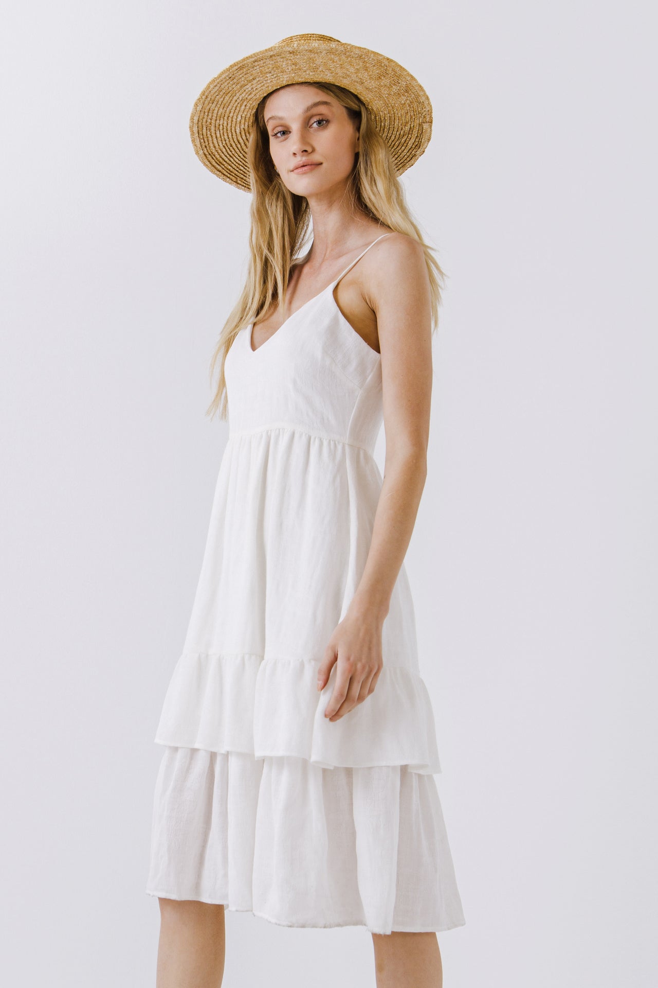 ENDLESS ROSE - Two Tiered Midi Dress - DRESSES available at Objectrare