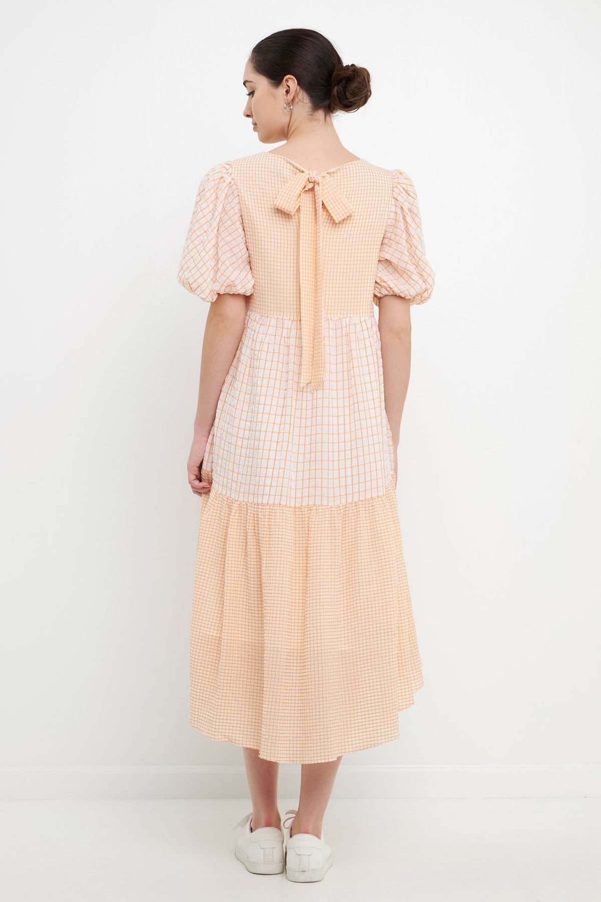 ENGLISH FACTORY - Plaid Midi Dress - DRESSES available at Objectrare