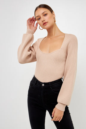 ENDLESS ROSE - Knitted Top - SWEATERS & KNITS available at Objectrare