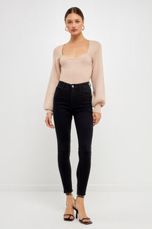 ENDLESS ROSE - Knitted Top - SWEATERS & KNITS available at Objectrare