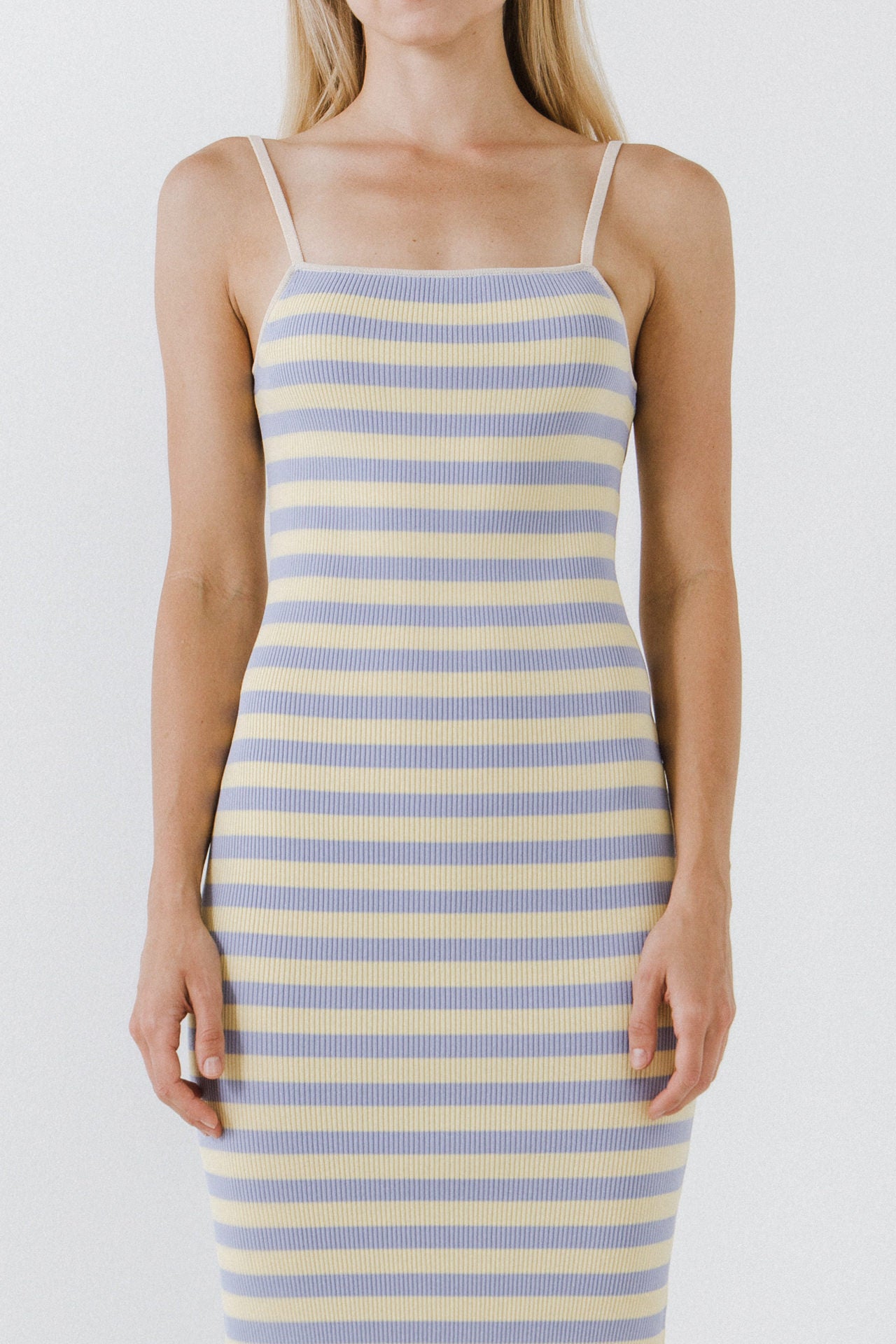 ENGLISH FACTORY - Striped Knit Dress - DRESSES available at Objectrare