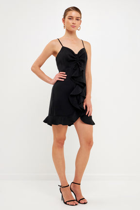 ENDLESS ROSE - Ruffled Mini Dress - DRESSES available at Objectrare