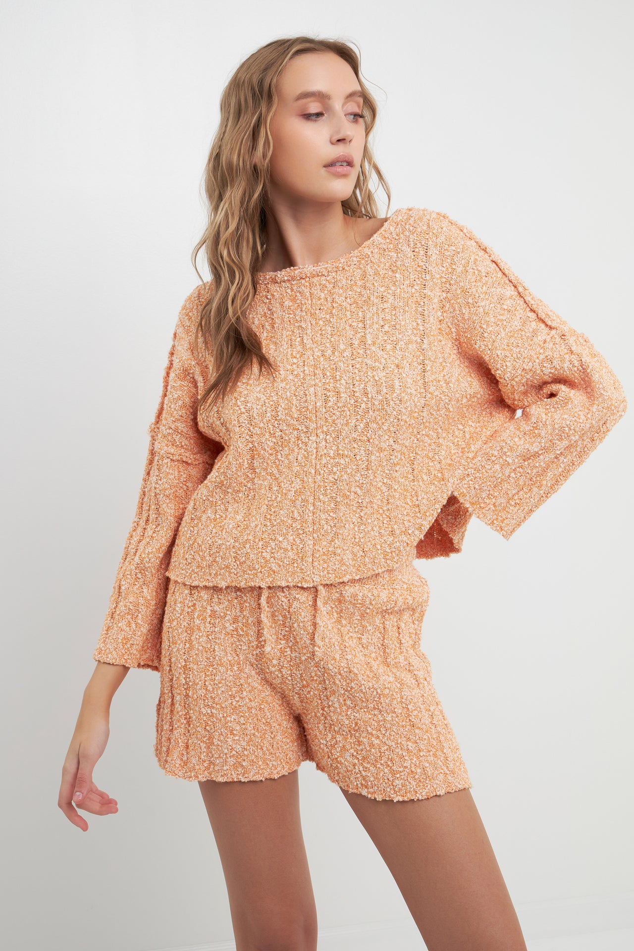 FREE THE ROSES - Cozy Sweater Shorts - SWEATERS & KNITS available at Objectrare