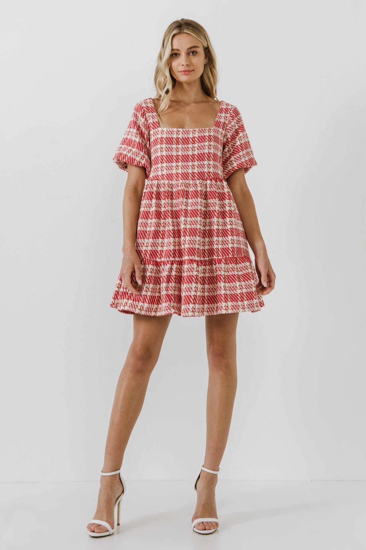 ENGLISH FACTORY - Tweed Mini Dress - DRESSES available at Objectrare