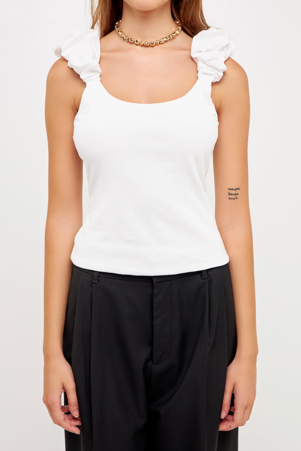 GREY LAB - Puffy Sleeve Top - TOPS available at Objectrare