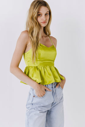ENDLESS ROSE - Ruffled Hem Cami Top - TOPS available at Objectrare