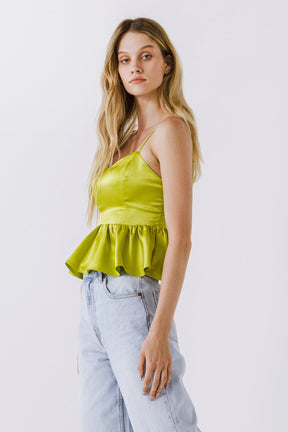 ENDLESS ROSE - Ruffled Hem Cami Top - TOPS available at Objectrare