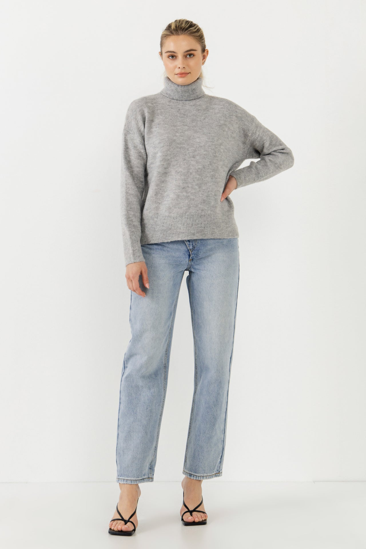 Turtleneck long sleeve online sweaters